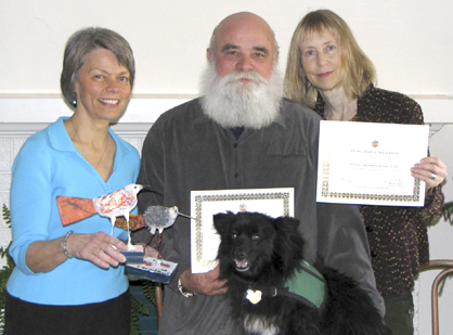 L to R: Linda, Clyde, Dr. Willie & Debra with awards