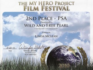 MY HERO Award 2010 - for "Wild and Free" Pearl